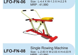 Single Rowing Machine – LFO-FN-08 outdoor fitness equipment