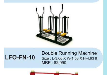 Double Running Machine – LFO-FN-10 outdoor fitness equipment