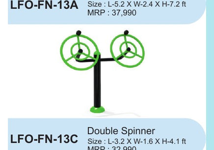 Double Spinner – LFO-FN-13C outdoor fitness equipment