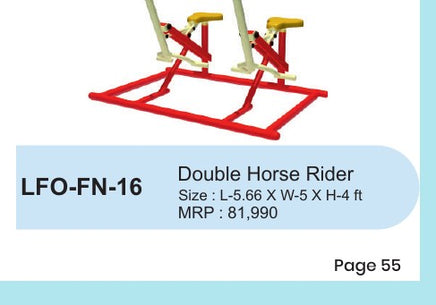 Double Horse Rider – LFO-FN-16 outdoor fitness equipment