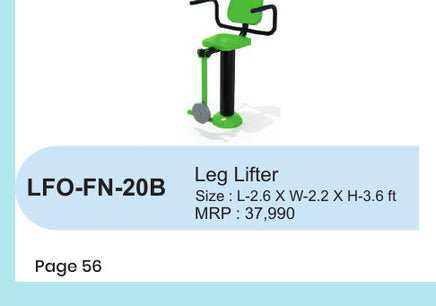 Leg Lifter – LFO-FN-20B outdoor fitness equipment