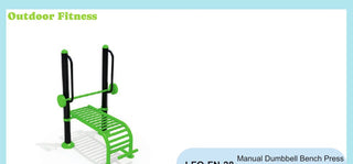 Manual Dumbbell Bench Press – LFO-FN-28 outdoor fitness equipment