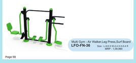 Multi Gym - Air Walker, Leg Press, Surf Board – LFO-FN-36 outdoor fitness equipment
