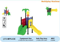 Outdoor Multiplay Station for Kids | LFO-MPS-03E