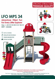 Little Fingers Outdoor Multi Play Station – LFO-MPS-34