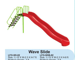 Wave Slide LFO-SD-02 – Intra Kids Outdoor Playground
