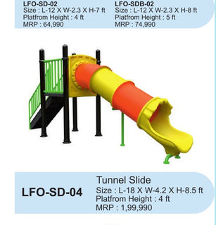 Tunnel Slide LFO-SD-04 – Intra Kids Outdoor Playground