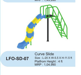 Curve Slide LFO-SD-07 – Intra Kids Outdoor Playground