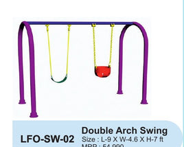 Double Arch Swing LFO-SW-02 – Intra Kids Outdoor Playground