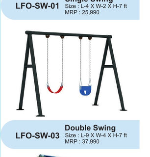 Double Swing LFO-SW-03 – Intra Kids Outdoor Playground