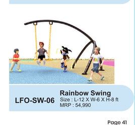 Rainbow Swing LFO-SW-06 – Intra Kids Outdoor Playground