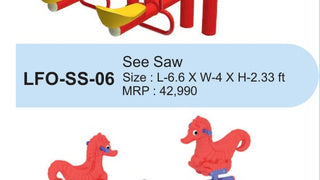 Sea Horse See Saw – LFO-SS-08 outdoor playground see saw