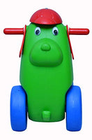 Little Fingers Intra Dog Ride-on Toys for Kids with Wheels (Colour May Vary)