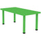 Little Fingers Table School Study Table Without Chairs - Rectangle (Green)