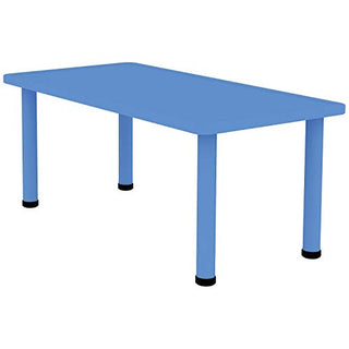 Little Fingers Strong and Sturdy School Study Table Without Chairs - Rectangle