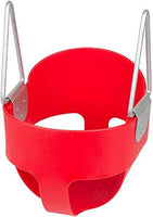 Little Fingers Indoor / Outdoor Play Extra Duty Toddler Swing Seat Red Color For Kids Activities Toddler Swing chair rbwtoy13126.
