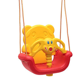 Indoor and Outdoor Adjustable Baby Swing/Jhula for Kids Age 6 Months to 6 Years (Multicolour)