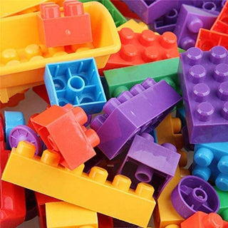 Little Fingers kid's building block toy non toxic educational house model toy - 50 blocks