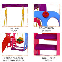 Little Fingers 3 in 1 Climber Foldable Baby Garden Slide for Kids - Plastic Garden Slide for Kids/Toddlers/Indoor/Outdoor Preschoolers for Boys and Girls Age Group-1 to 5 Years