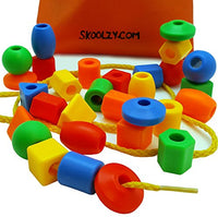 Little Fingers Preschool Lacing Beads -48pcs