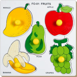 Little Fingers Fruits with Big Knob, Multi Color (Small)