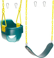 Little Fingers Indoor / Outdoor Play Extra Duty Toddler Swing Seat Red Color For Kids Activities Toddler Swing chair rbwtoy13126.