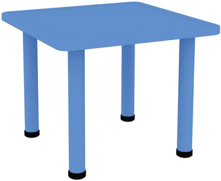 Little Fingers Strong And Sturdy Table Without Chairs - Square - Blue