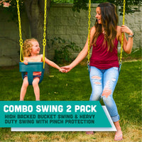 Little Fingers Indoor / Outdoor Play Extra Duty Toddler Swing Seat Red Color For Kids Activities Toddler Swing chair rbwtoy13126.