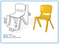Little Fingers Strong & Durable Kids Chair - (1-3years)