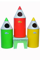 Little Fingers Pencil School Dustbin (Multicolour)