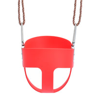 Little Fingers Indoor / Outdoor Play Extra Duty Toddler Swing Seat Red Color For Kids Activities Toddler Swing chair rbwtoy13126.