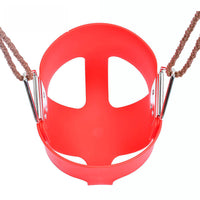 Little Fingers Indoor / Outdoor Play Extra Duty Toddler Swing Seat Red Color For Kids Activities Toddler Swing chair rbwtoy13126.