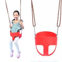 Little Fingers Indoor / Outdoor Play Extra Duty Toddler Swing Seat Red Color For Kids Activities Toddler Swing chair rbwtoy13126.
